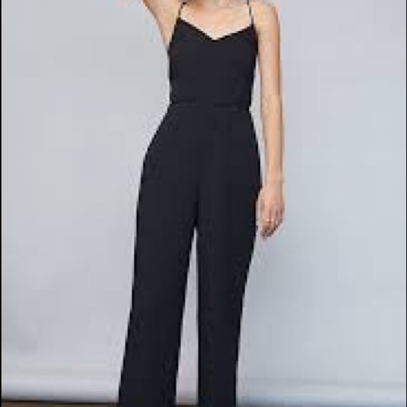 NWOT Anthropologie Magdalena black jumpsuit - Picture 2 of 12